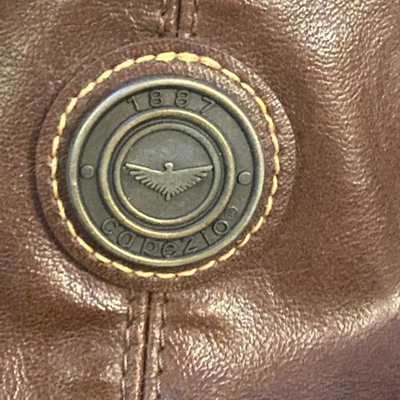 Capezio Brown Purse with Gold Accents - Picture 3 of 10